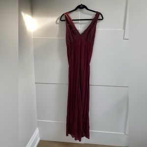 Free People Bordeaux Jumpsuit
